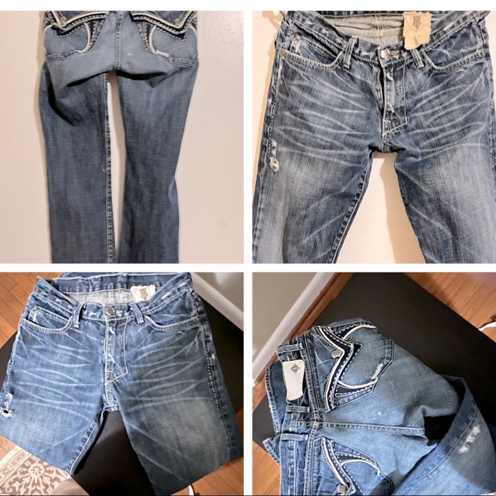 Jeans with button pockets size 30 in juniors